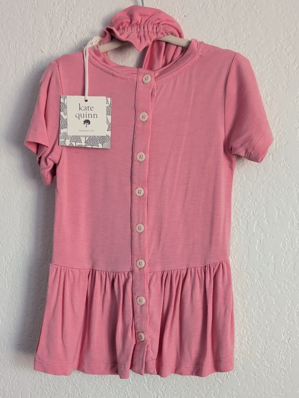 Kate Quinn 4 Pc Lot 24 M 2T Tulle Dress Pink Top Matching Headband